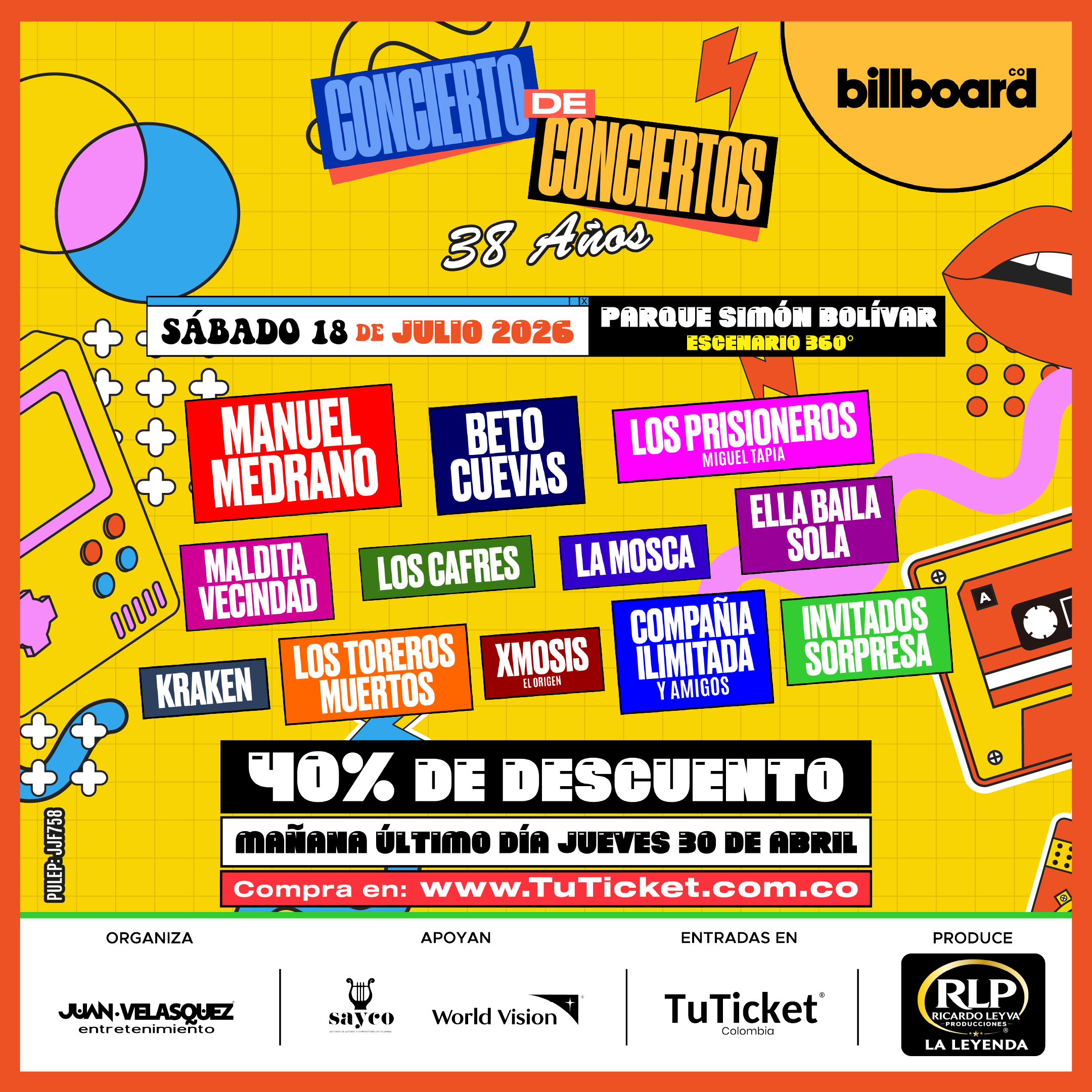 Concierto de Conciertos Bogota 2026
