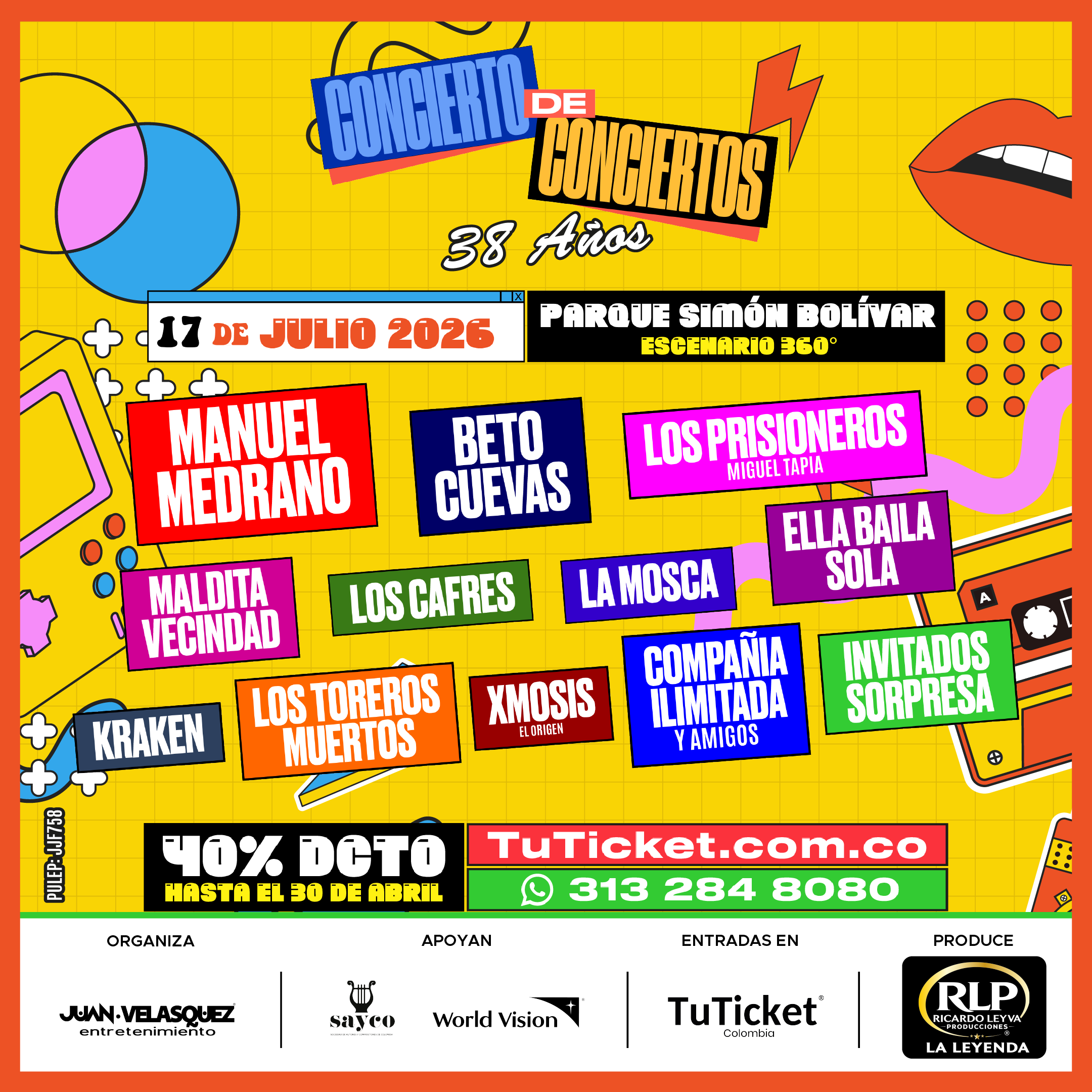 Concierto de Conciertos Bogota 2026