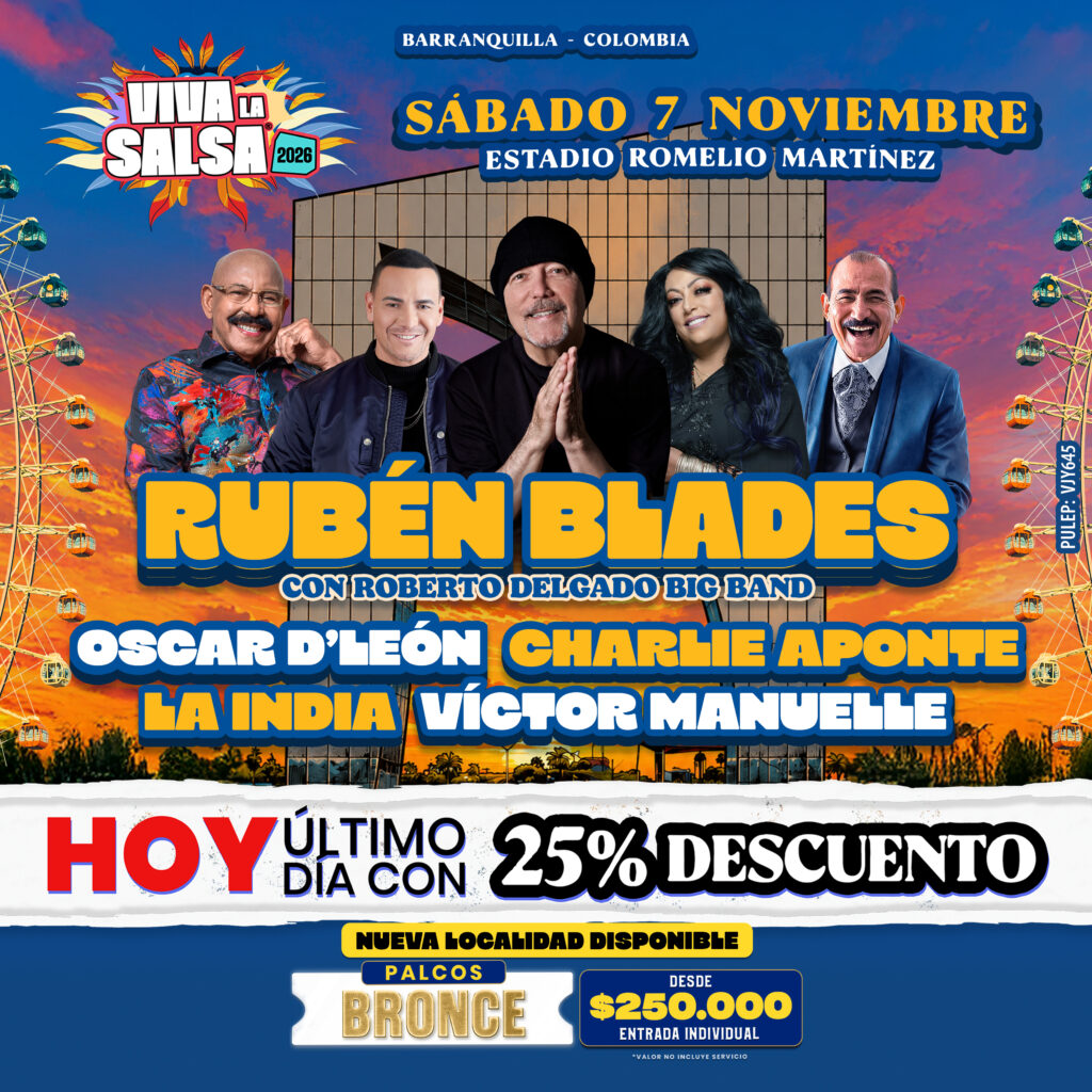viva la salsa barranquilla, concierto de salsa en barranquilla