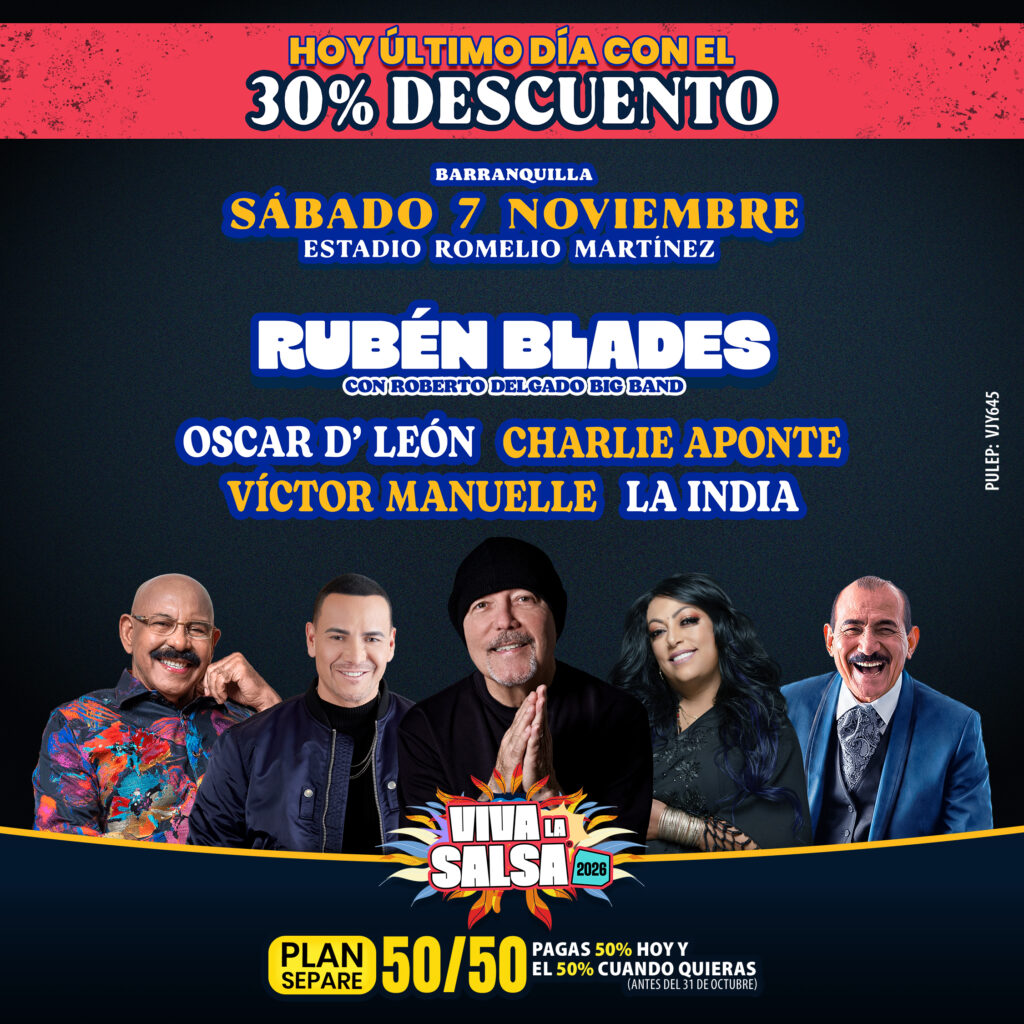 Concierto viva la salsa barranquilla colombia. Compra tus entradas en Tuticket.com